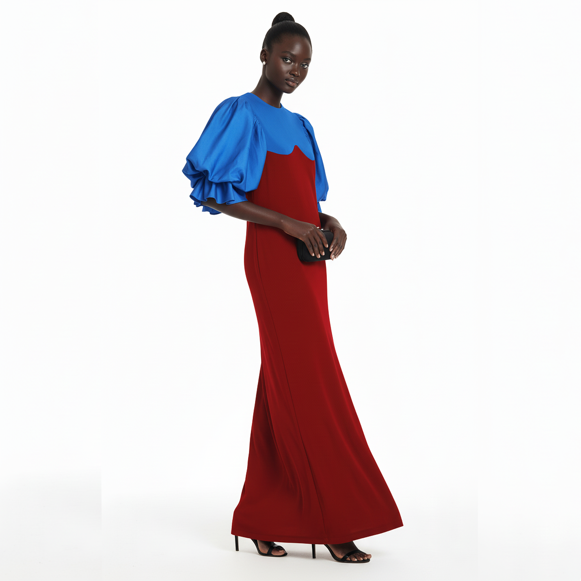 Layla Maxi Draped Cocktail Dress | Maison Aria M Layla Maxi Draped Cocktail Dress | Maison Aria M
