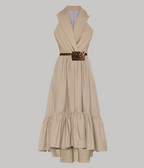 Model wearing a Maison Aria Dress