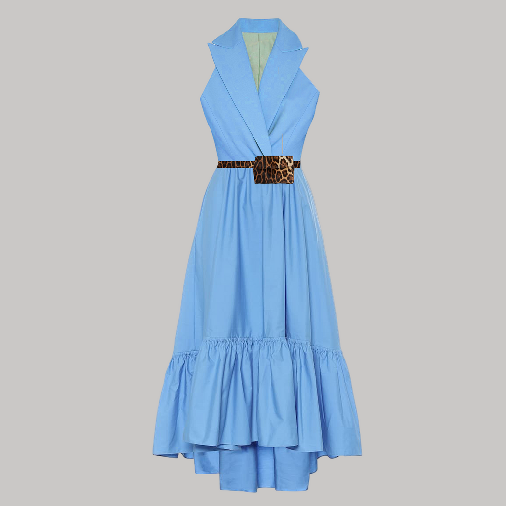 Model wearing a Maison Aria Dress