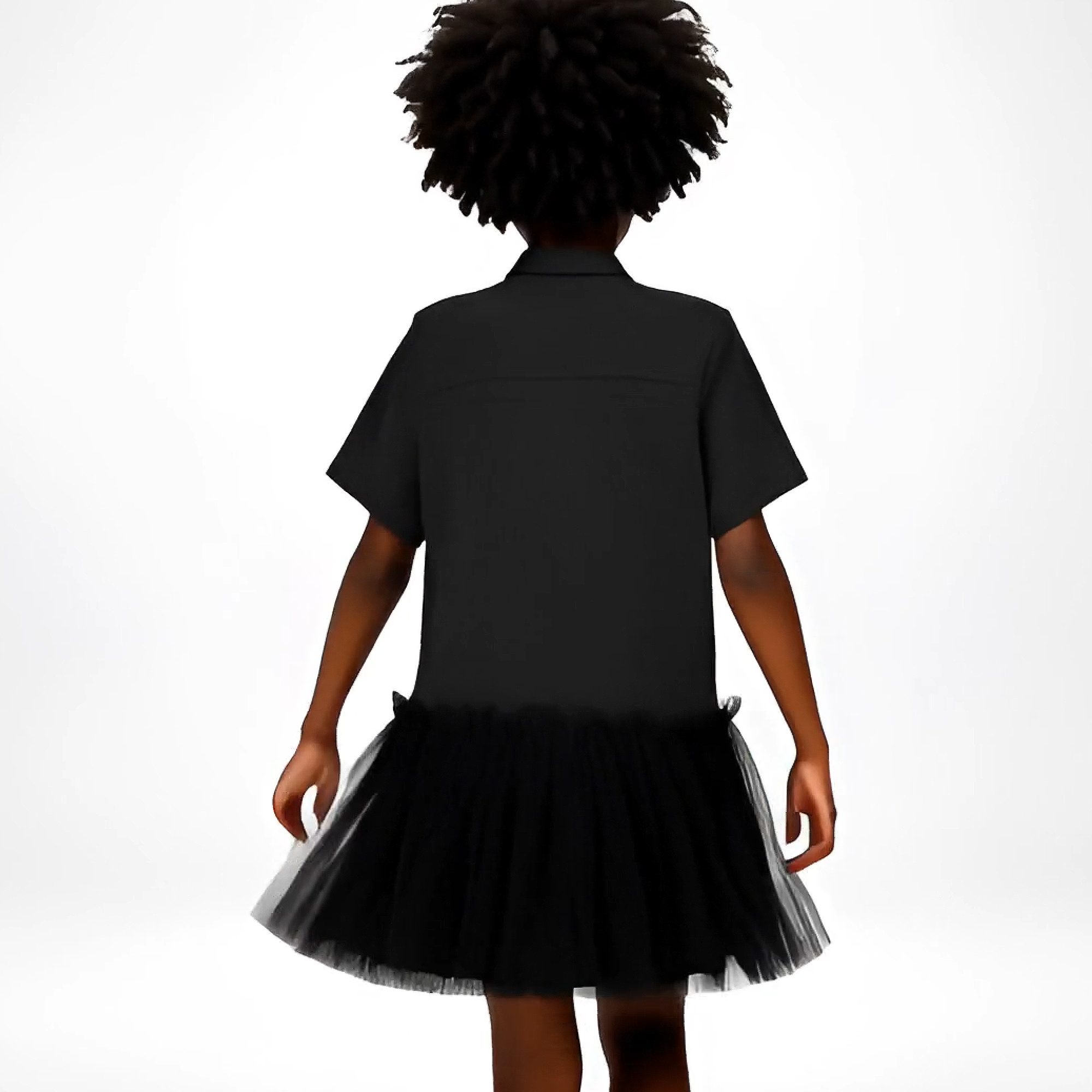 Noire Utility Tulle Dress