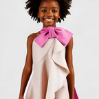 Amélise Cascade Bow Dress