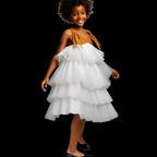 Seraphina Cloud Tiered Dress