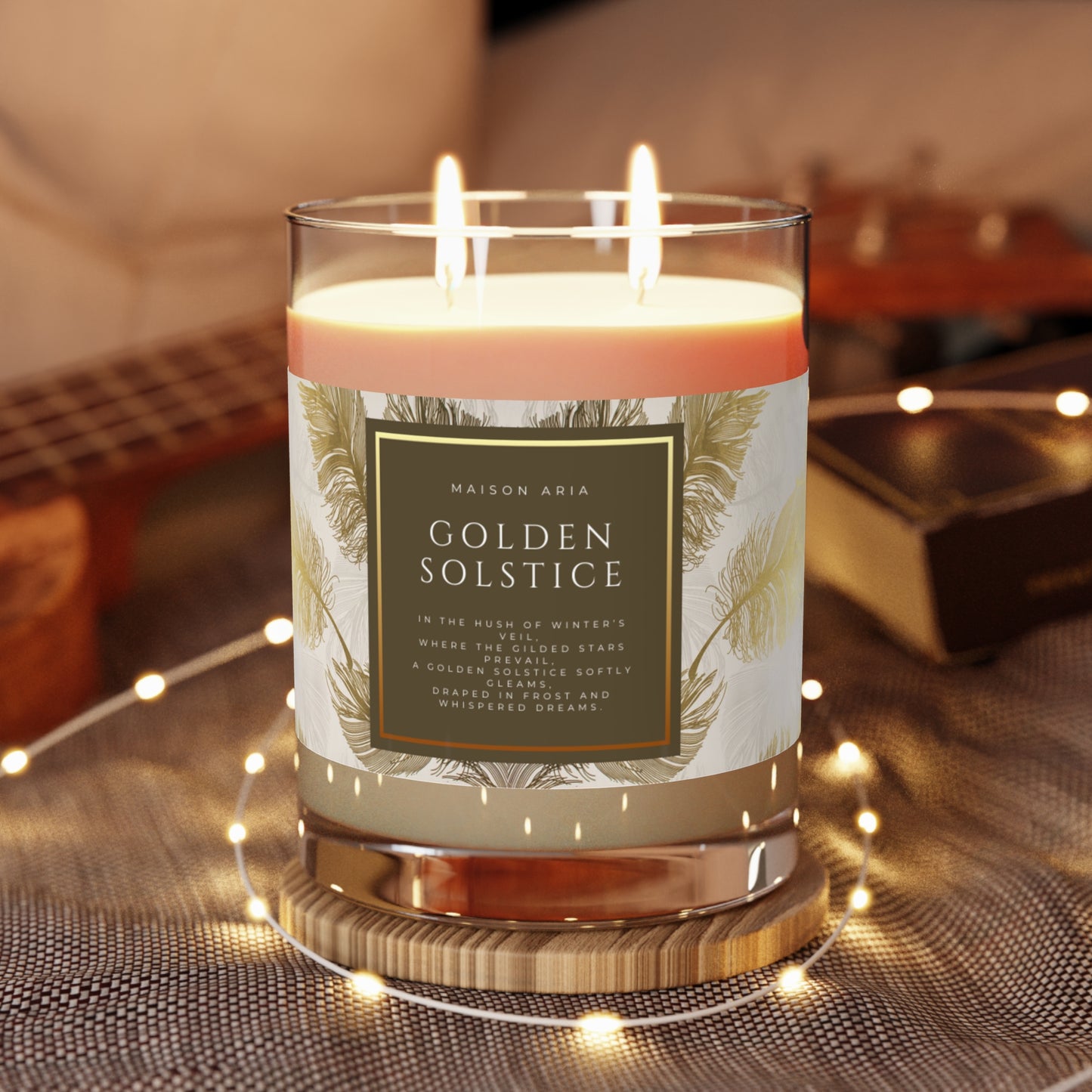 Golden Solstice Scented Candle