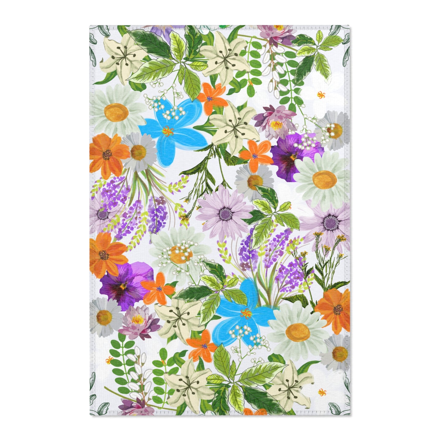 Blooming Joy Floral Area Rug