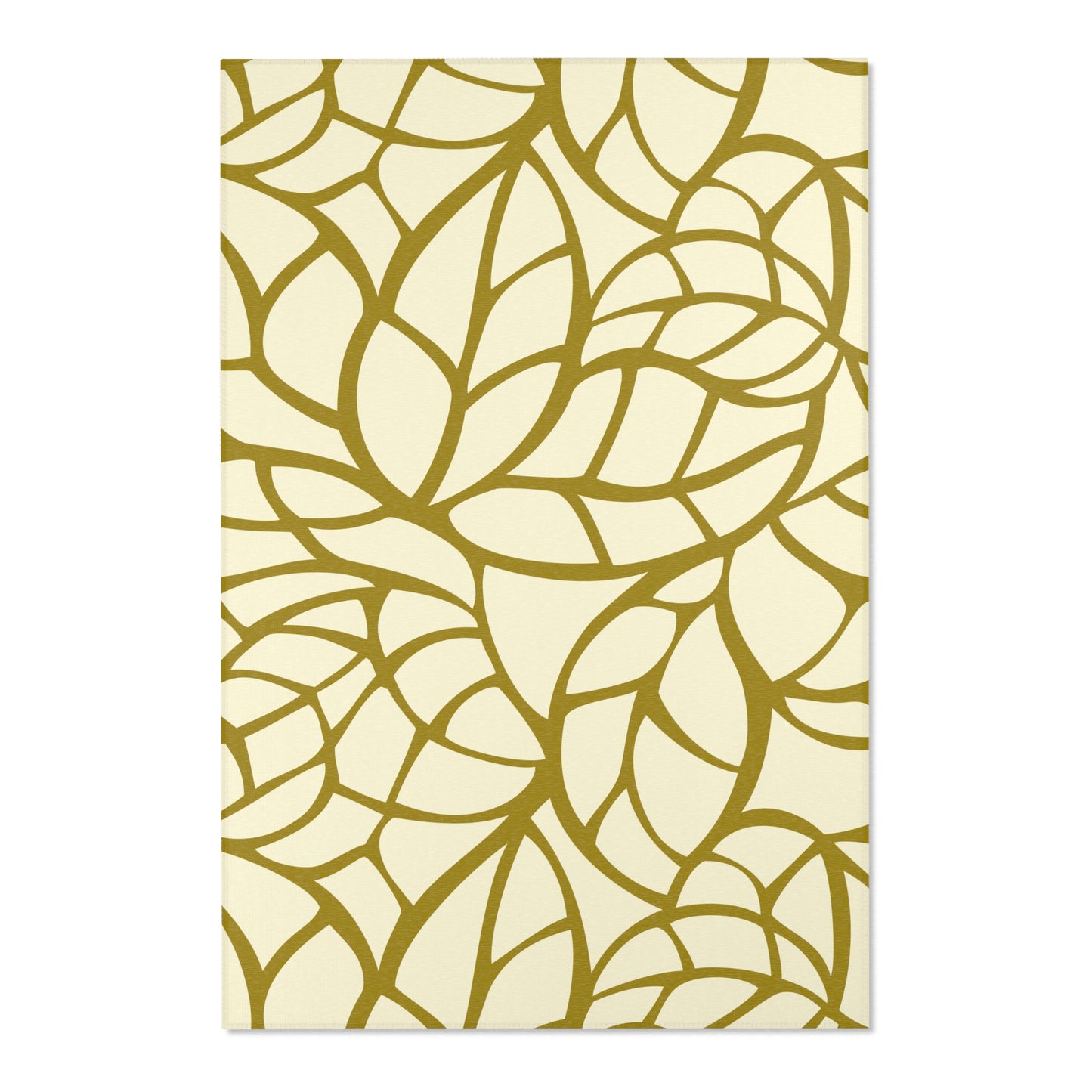 Bold Abstract Foliage Area Rug