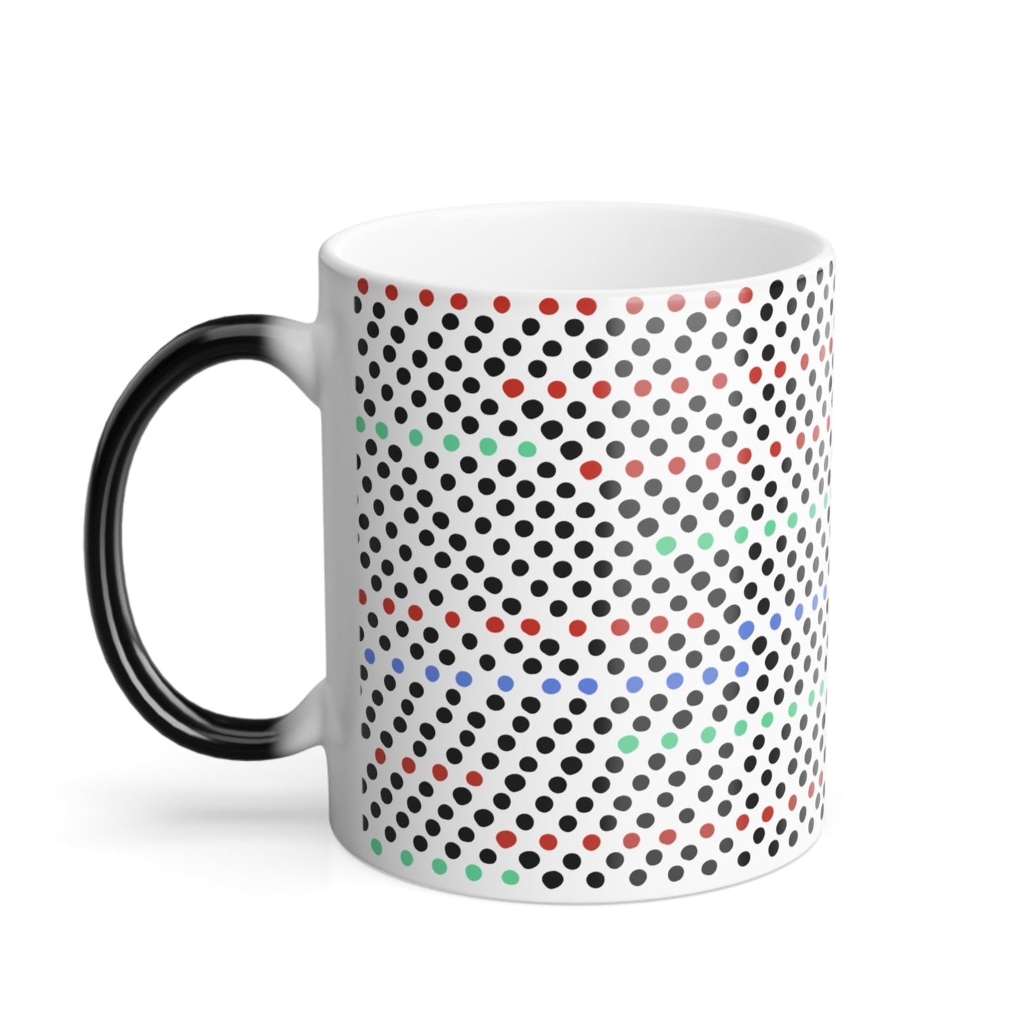 Whimsical Dot Delight Morphing Mug, 11oz