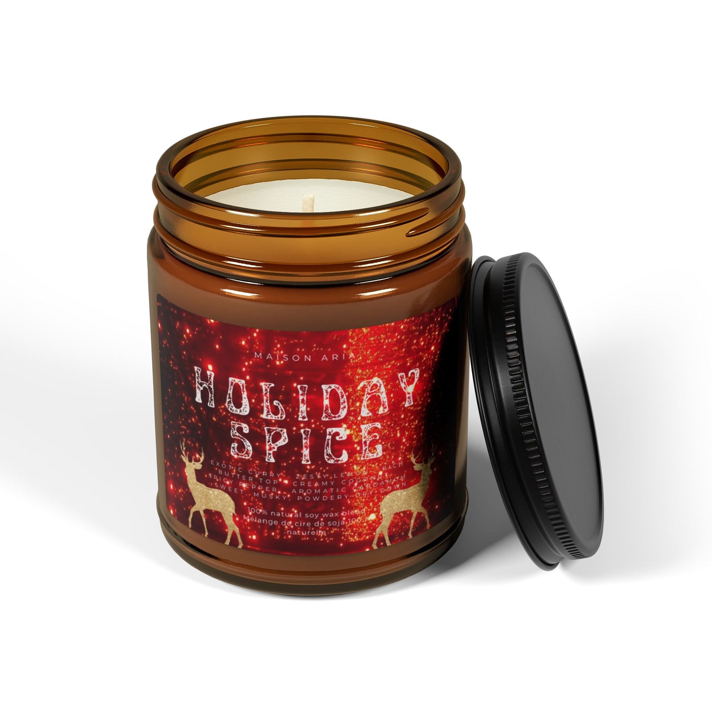 Holiday Spice Scented Soy Candle