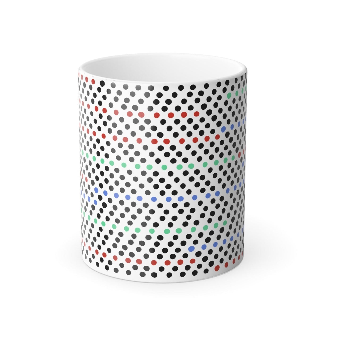 Whimsical Dot Delight Morphing Mug, 11oz