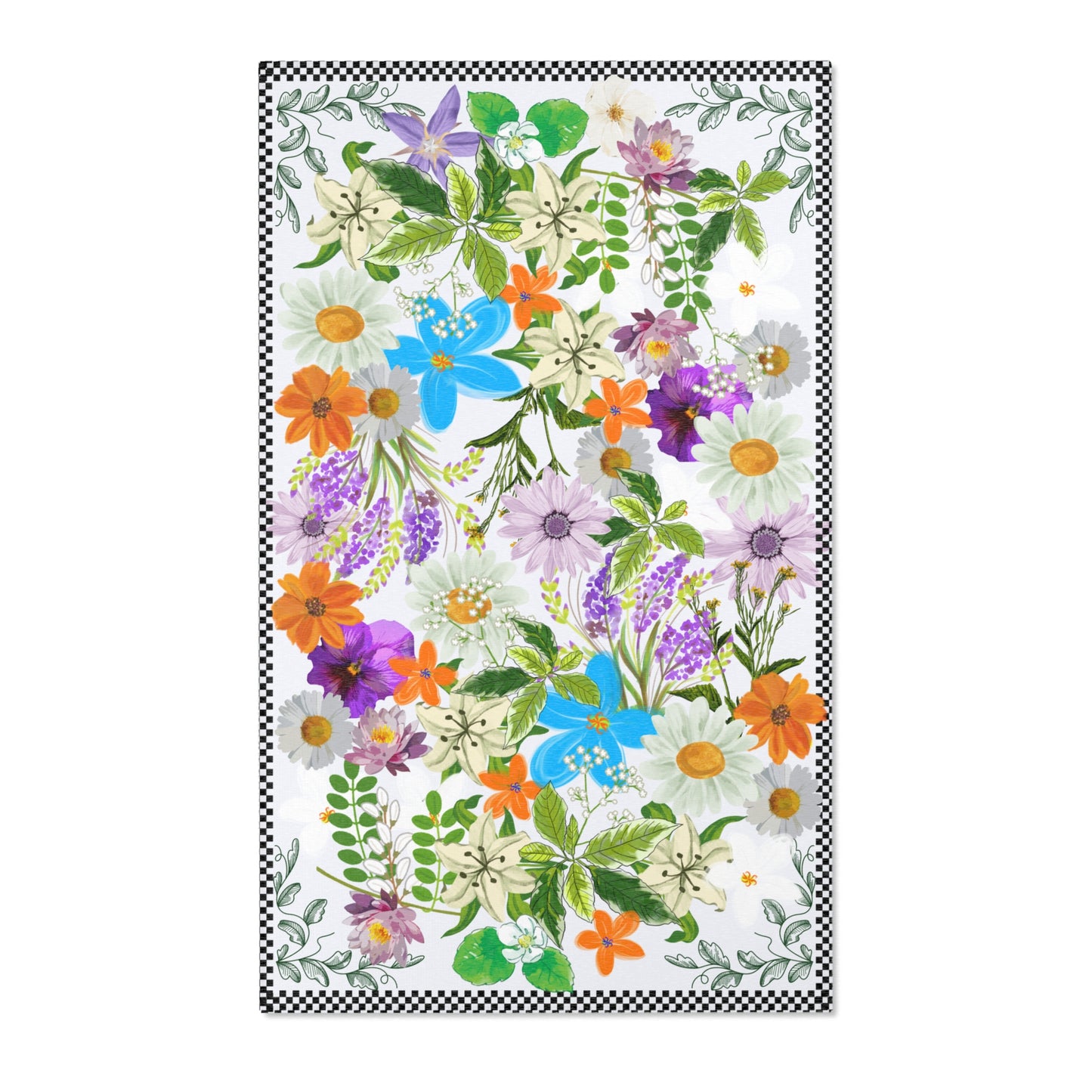 Blooming Joy Floral Area Rug