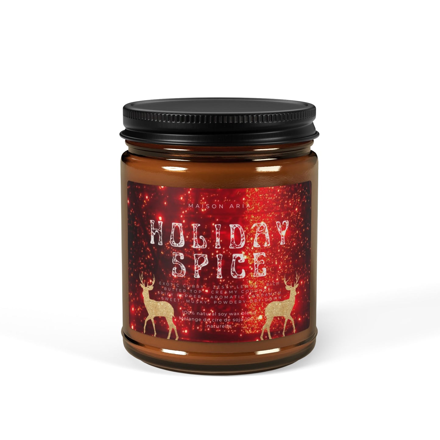 Holiday Spice Scented Soy Candle