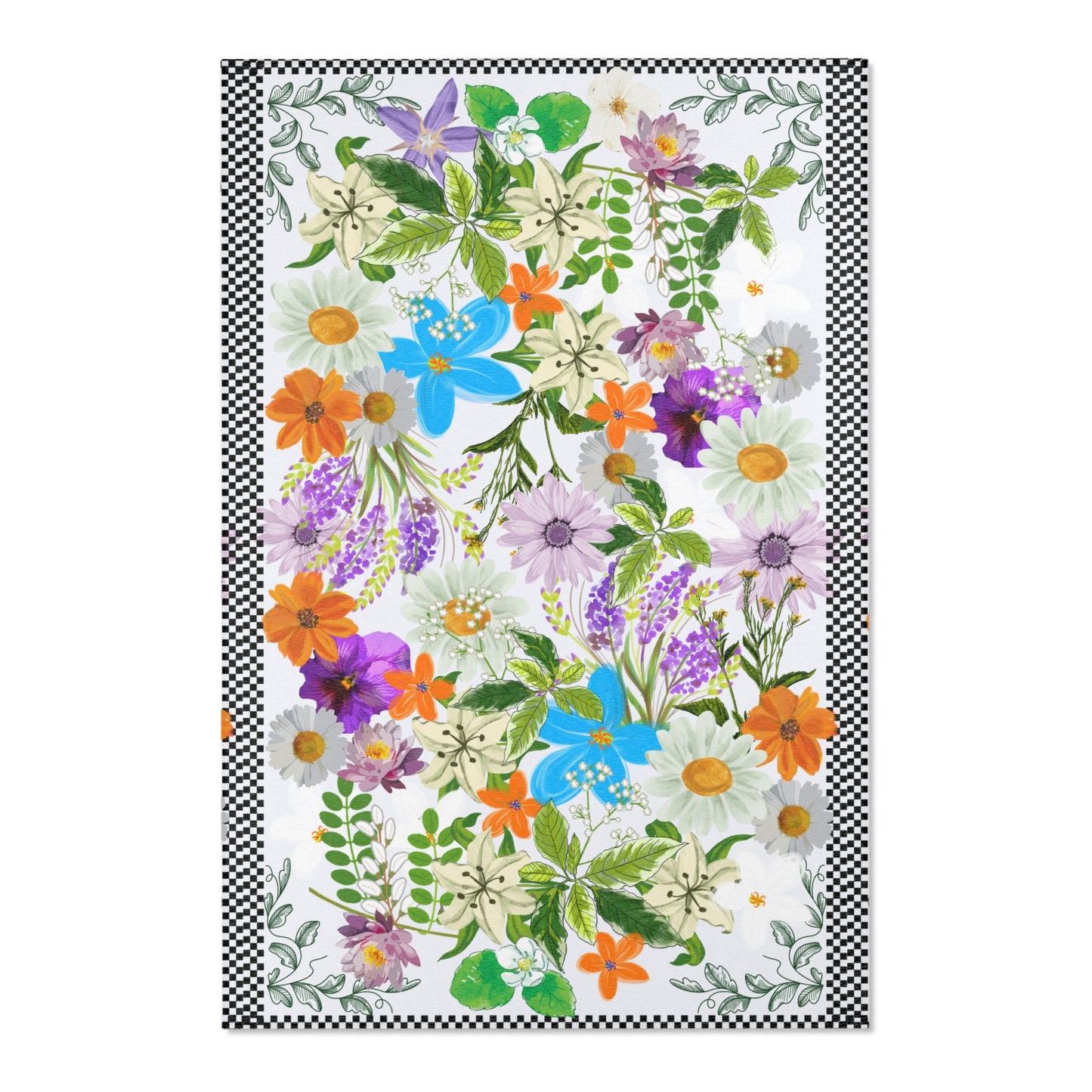 Blooming Joy Floral Area Rug