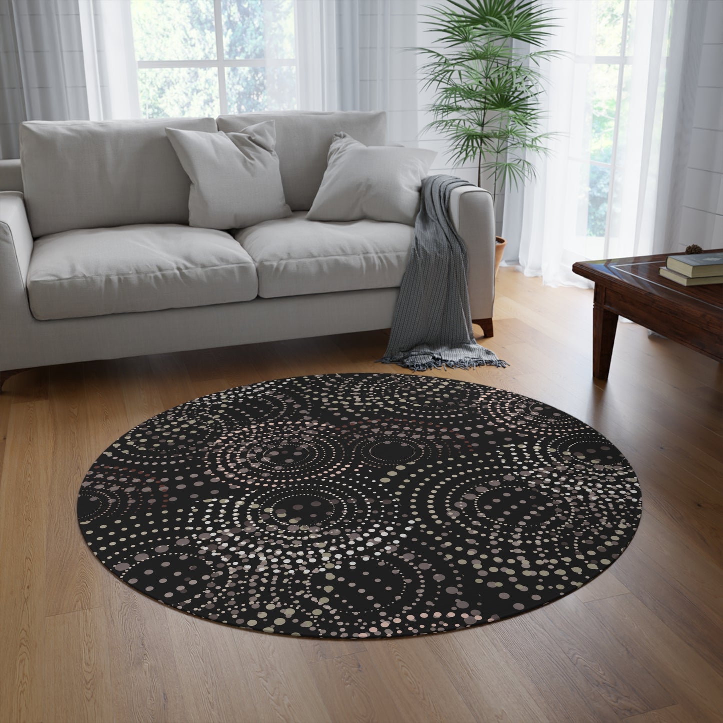 Terra Cirque Luxe Round Area Rug