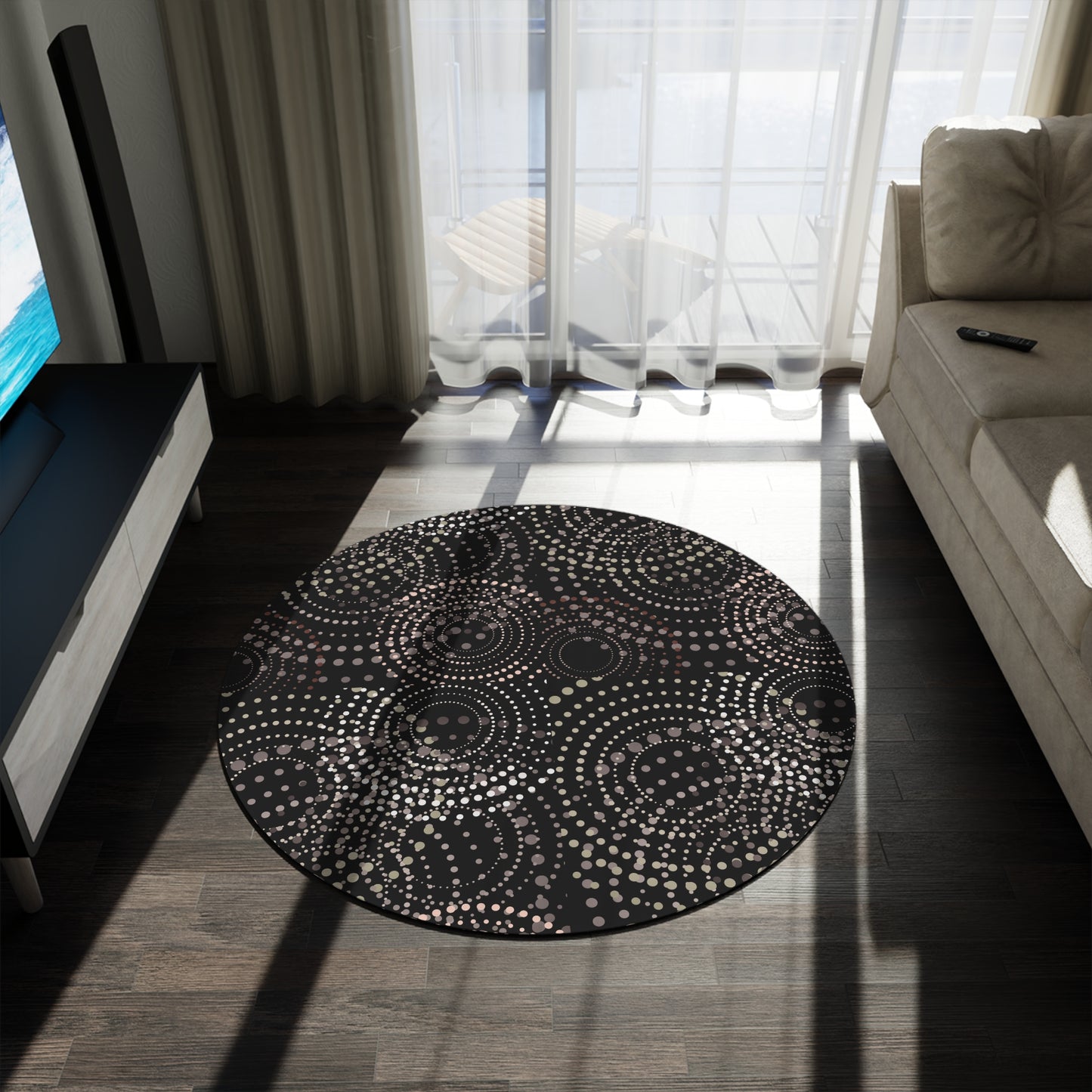 Terra Cirque Luxe Round Area Rug