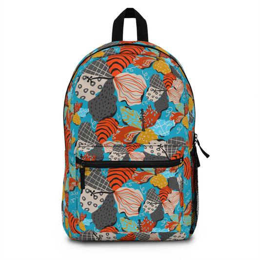 Autumn Flowers Fabric Backpack