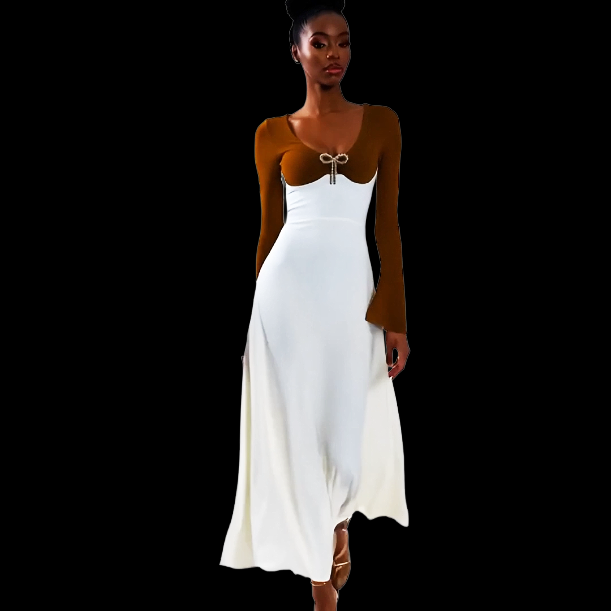 Amirah Midi Flared Dress