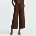 Tara Linen Boxy Shirt & Culotte Set