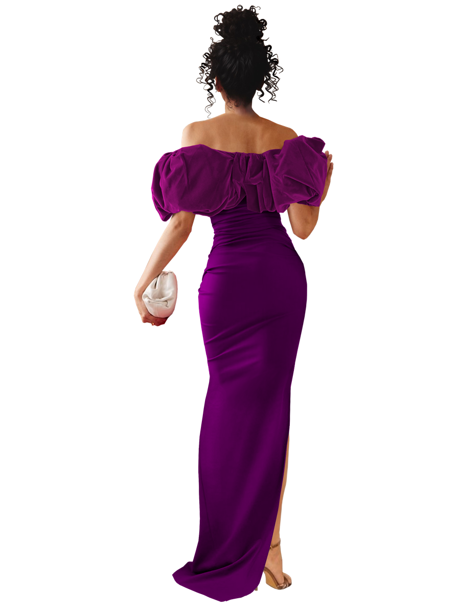 Salome Ruched Maxi Dress