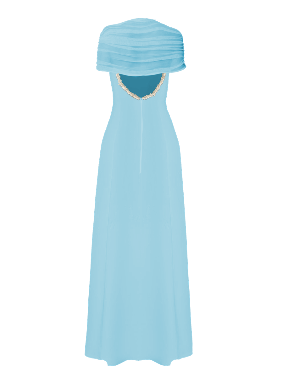 Model wearing a Maison Aria Dress