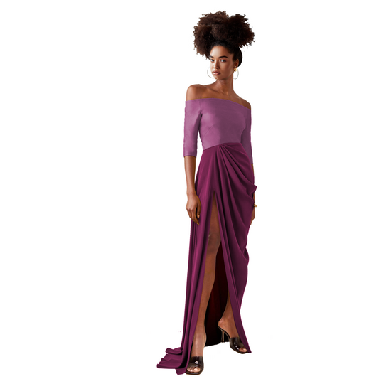 Madonna Maxi Draped Dress