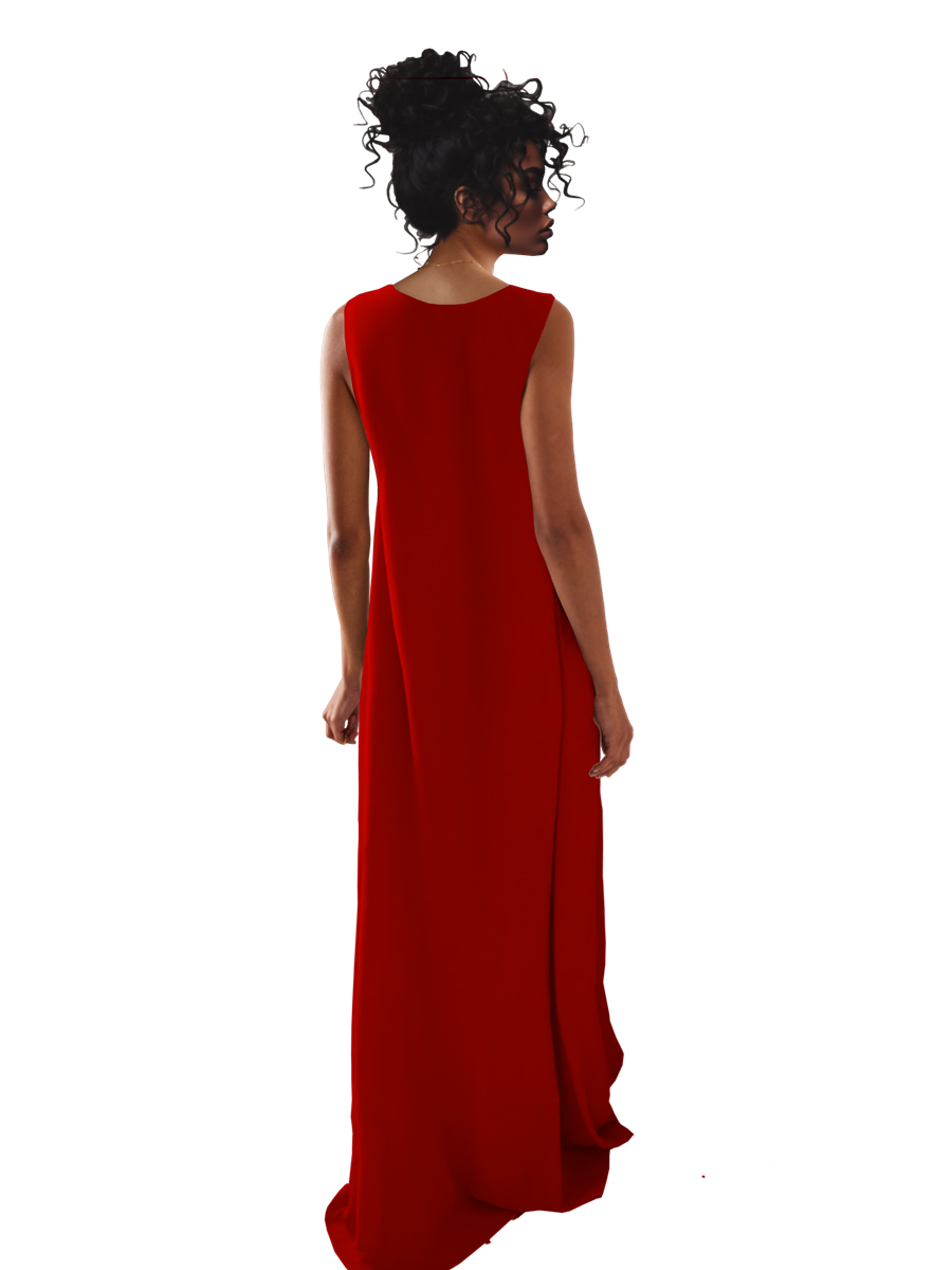 Model wearing a Maison Aria Dress