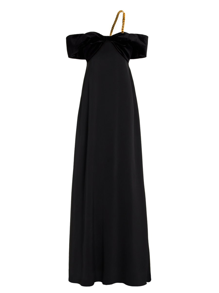 Model wearing a Maison Aria Dress