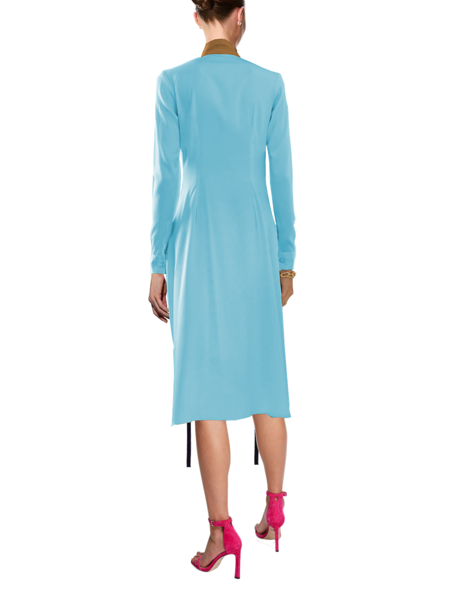 Model wearing a Maison Aria Dress