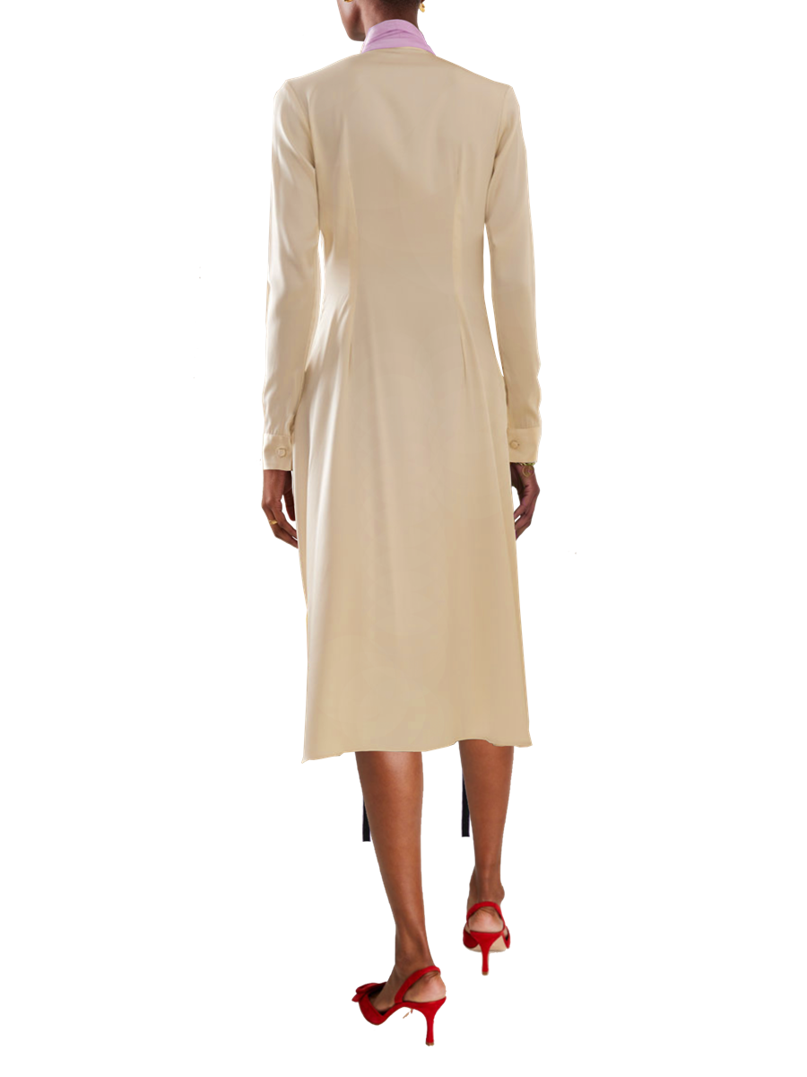Model wearing a Maison Aria Dress