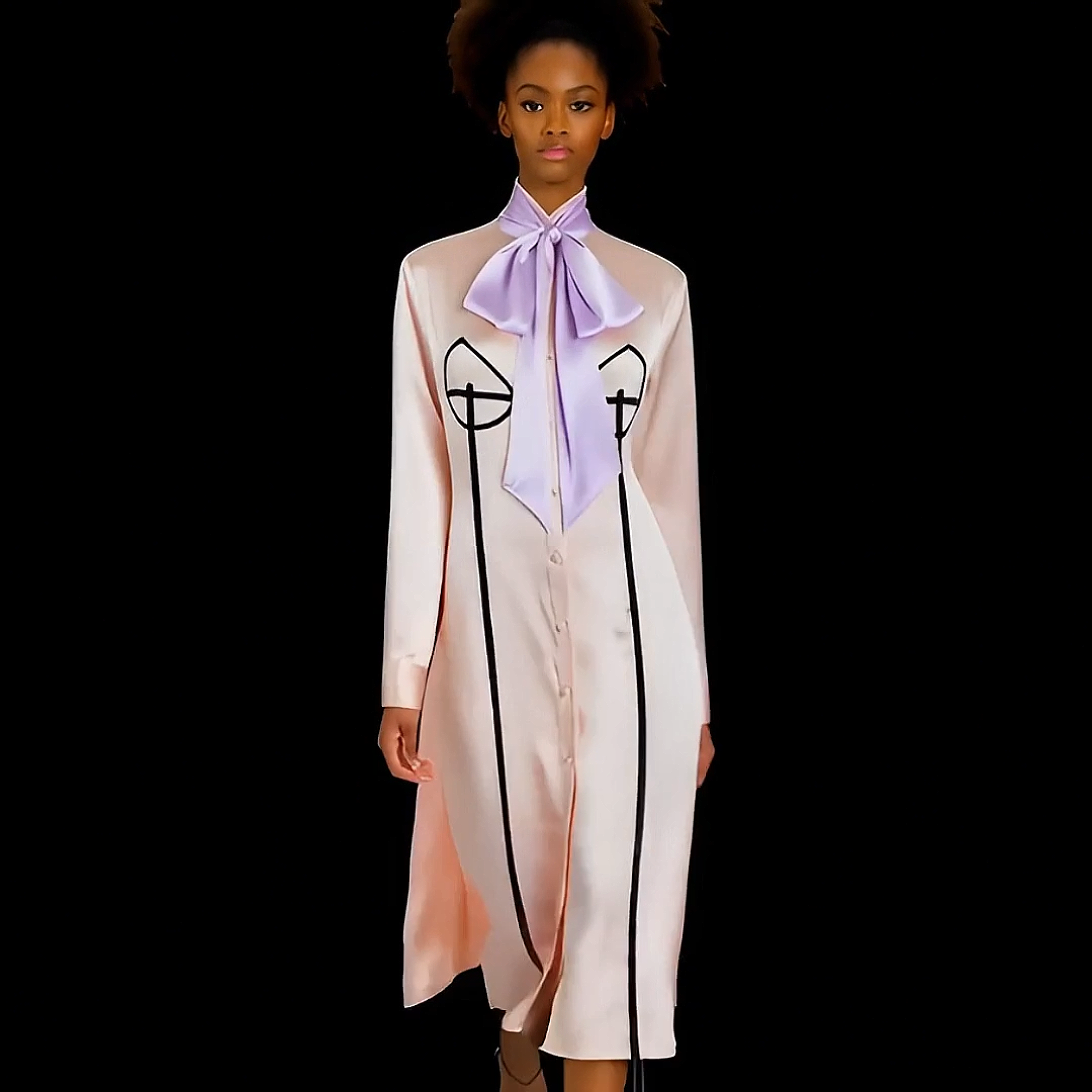 Cordelia Silk Shirt Dress