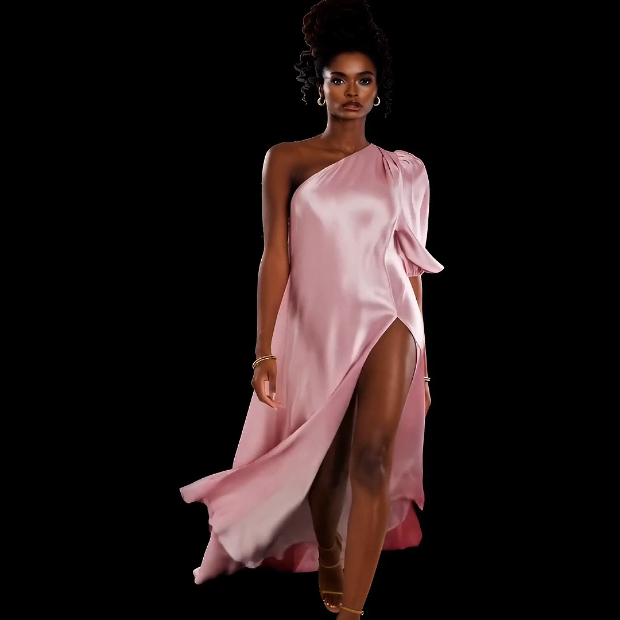 Adara Two Toned Maxi Caftan