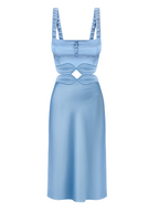 The Selima Silk Slip Dress