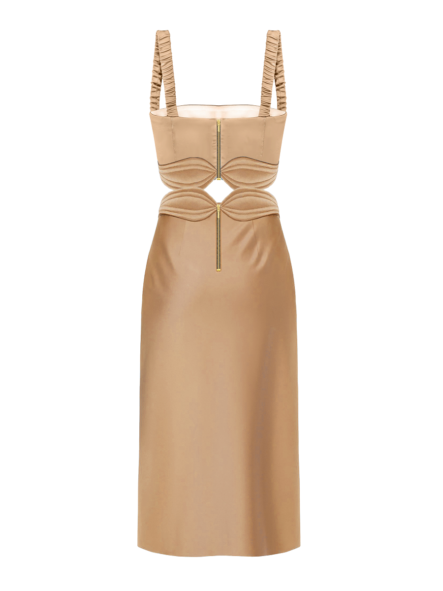 The Selima Silk Slip Dress