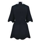 AMARA Floral Collar Mini Dress