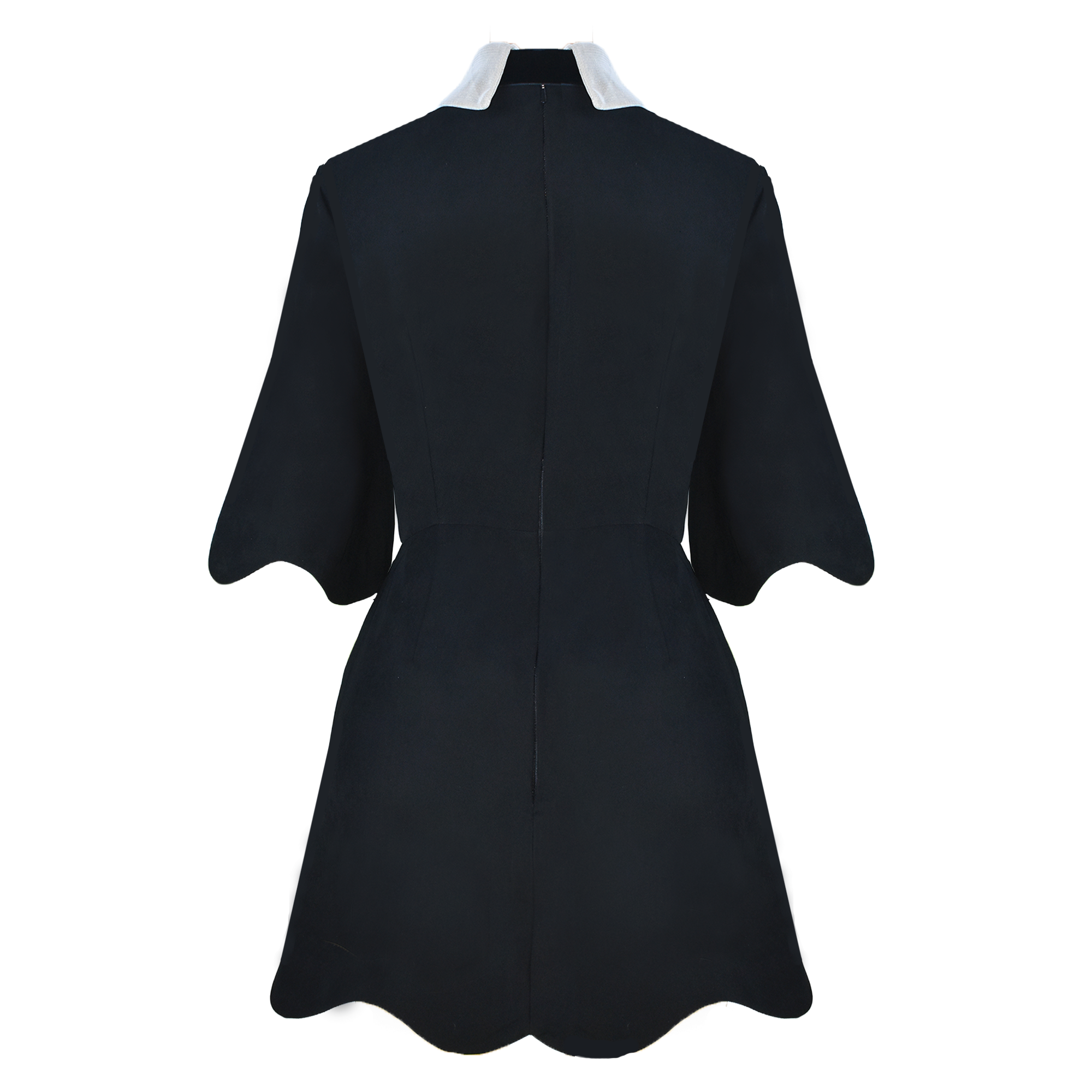 AMARA Floral Collar Mini Dress