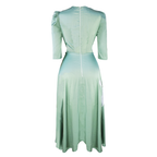 Jada Draped Silk Dress