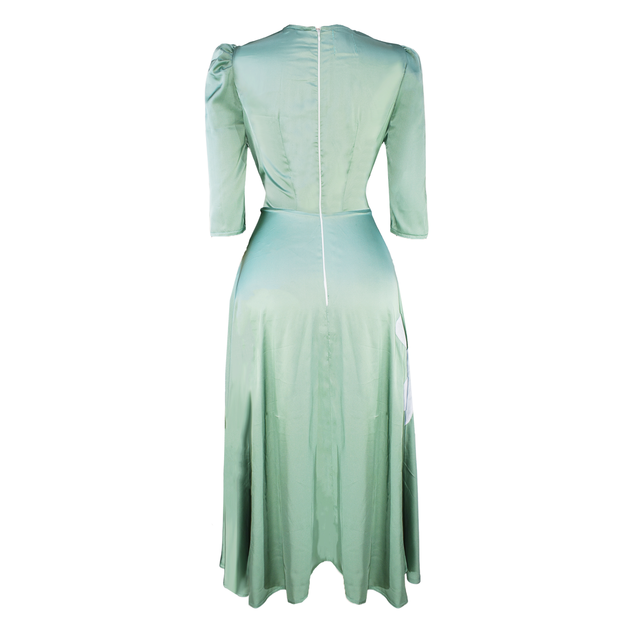 Jada Draped Silk Dress