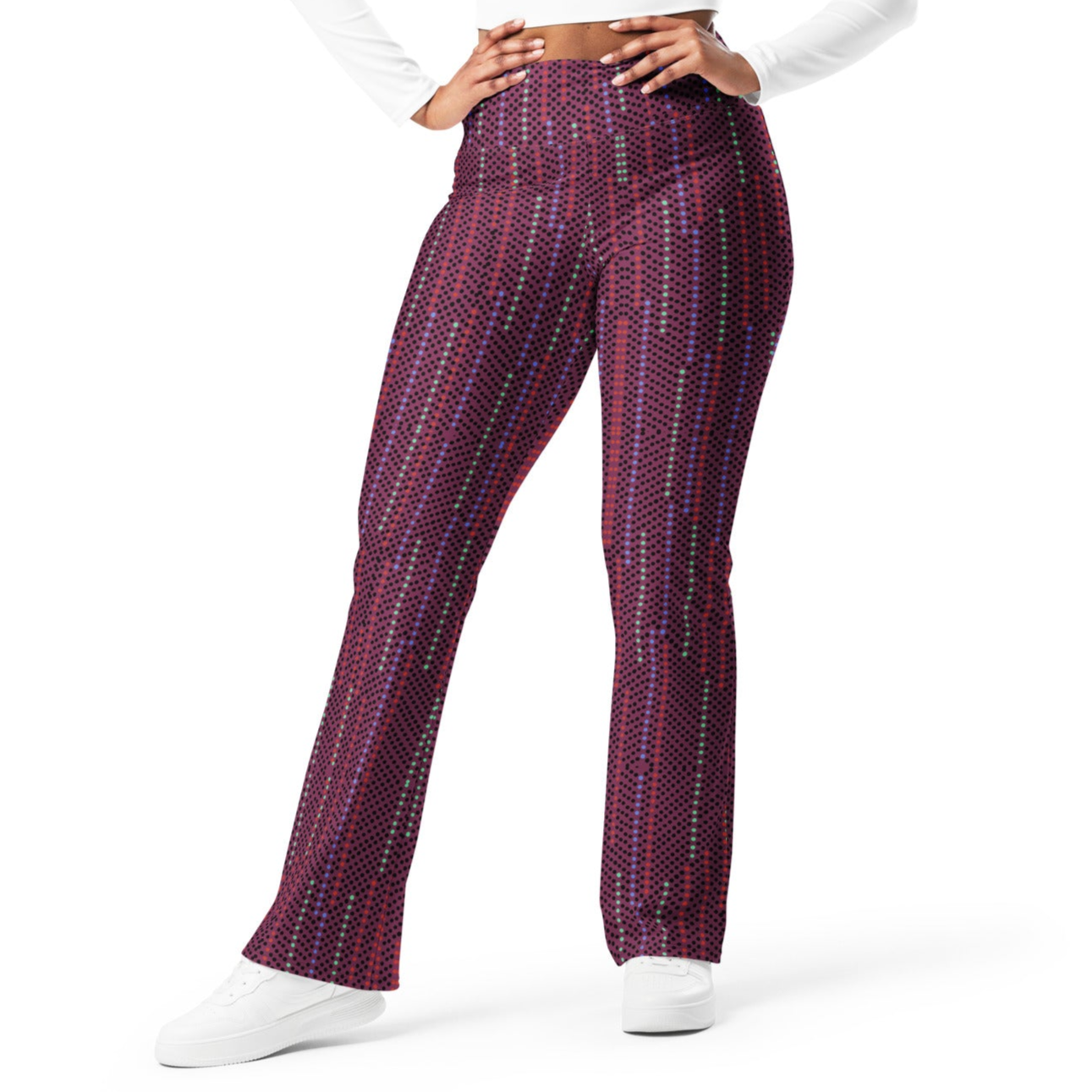 Polka Princess Wide-Leg Leggings