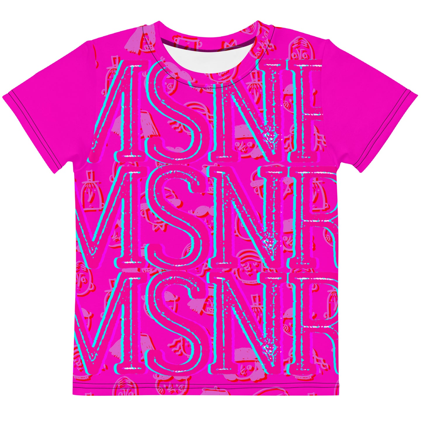 MSNR Sea Fade Kids crew neck t-shirt