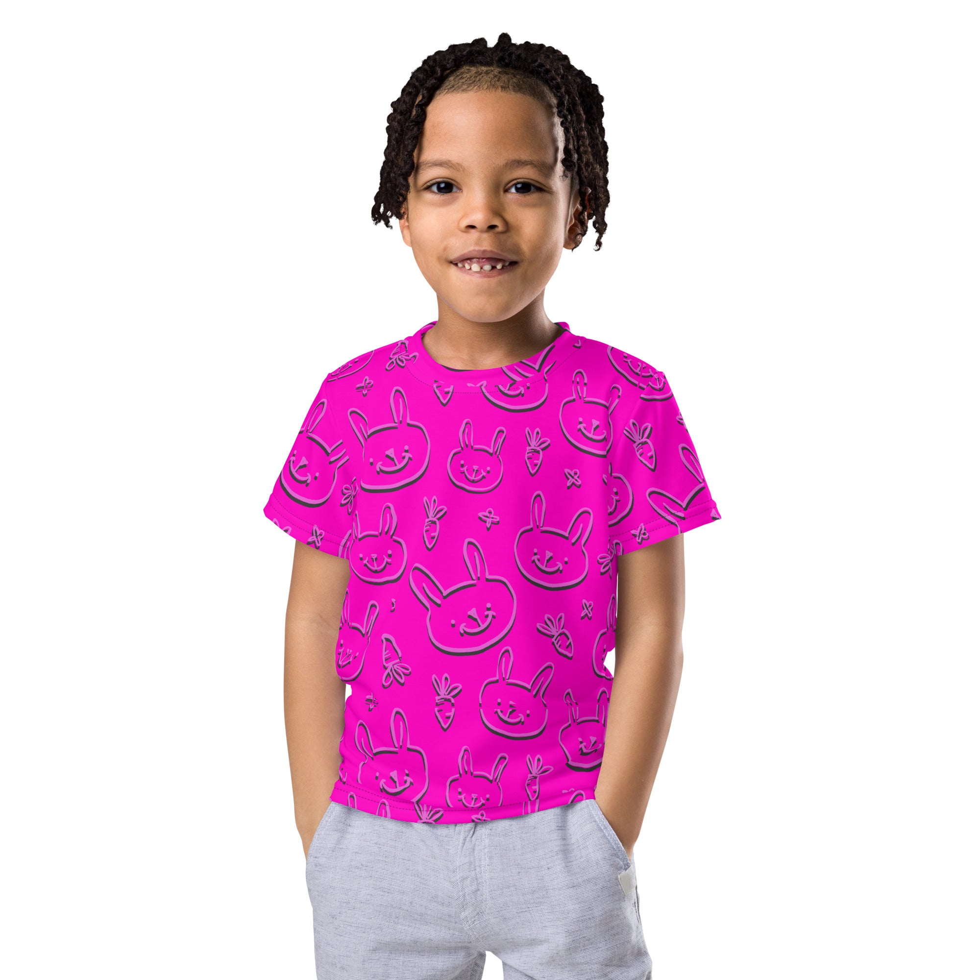 Bunny Buddy Kids crew neck t-shirt