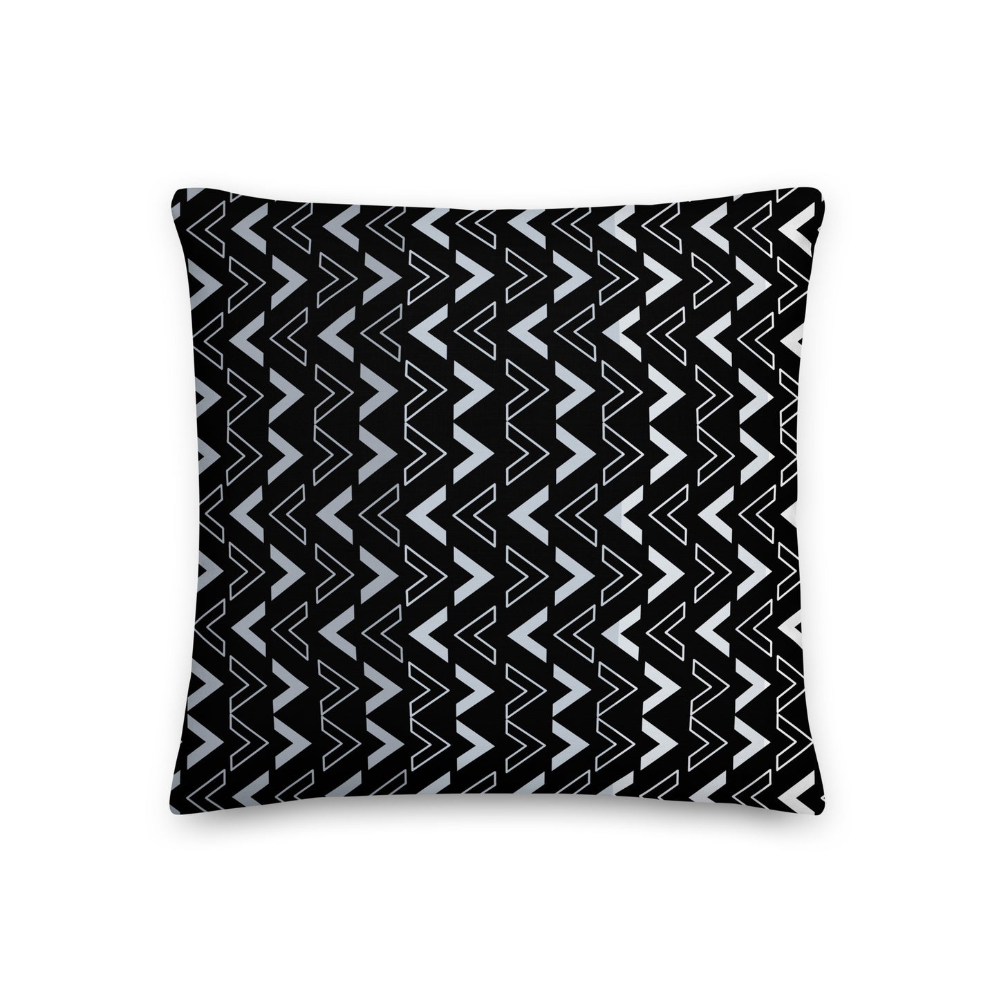 Gradient Geometric Print Premium Pillow
