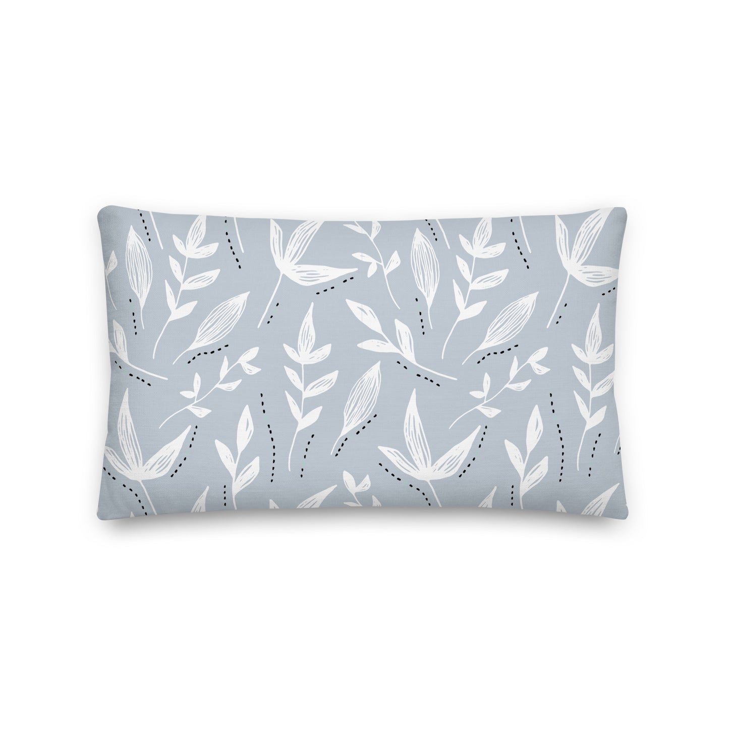 Wintery Blooms Premium Pillow