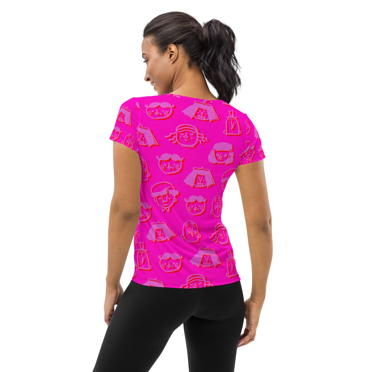 Visage Pink Women's Athletic T-shirt