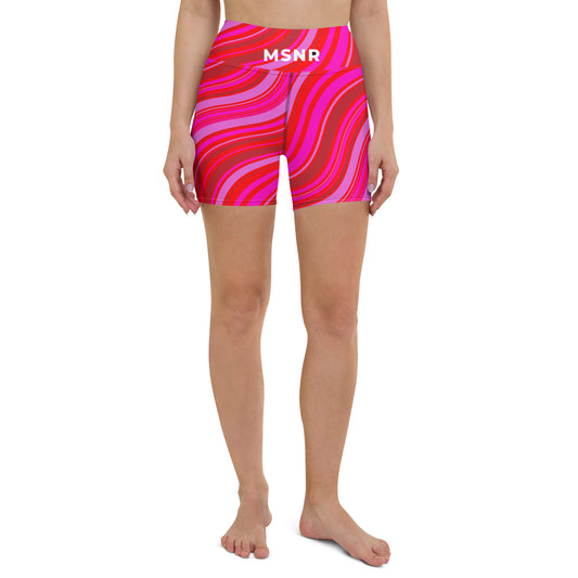 Candy Swirl Yoga Shorts