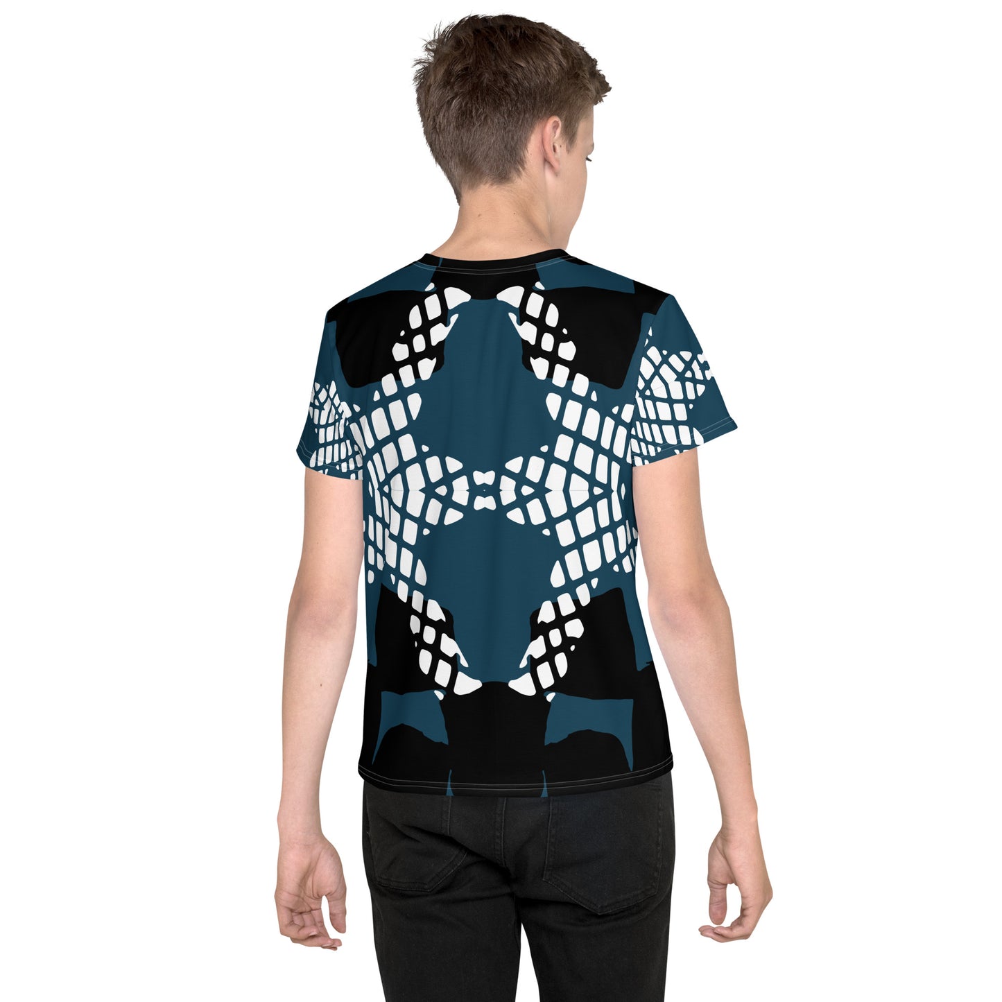 Abstract Art Youth crew neck t-shirt