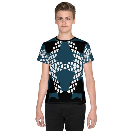 Abstract Art Youth crew neck t-shirt