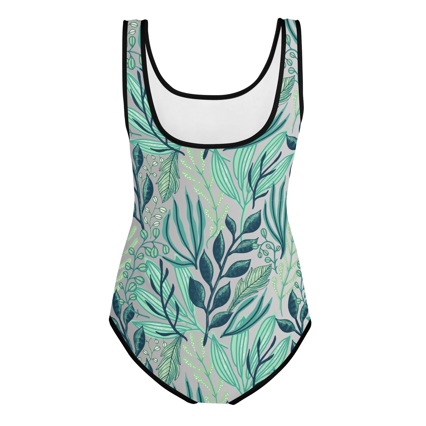 Sea Blossom Print Youth Swimsuit