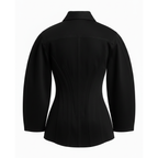 Black jacket on a white background