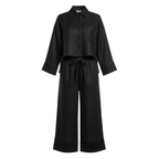 Tara Linen Boxy Shirt & Culotte Set