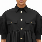 Winter Noir Cargo Tent Dress