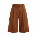 Brown shorts on a white background