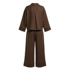 Tara Linen Boxy Shirt & Culotte Set